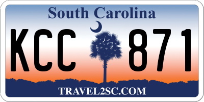 SC license plate KCC871