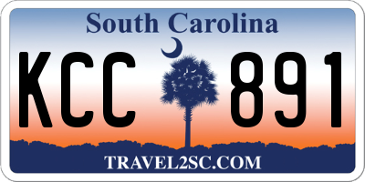 SC license plate KCC891