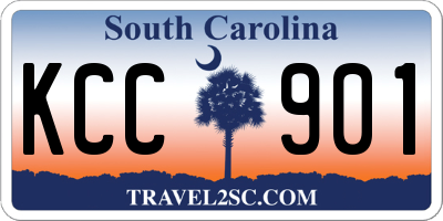 SC license plate KCC901