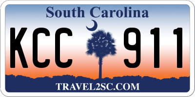 SC license plate KCC911