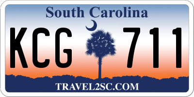 SC license plate KCG711