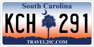 SC license plate KCH291