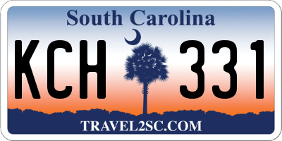 SC license plate KCH331
