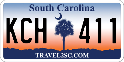SC license plate KCH411