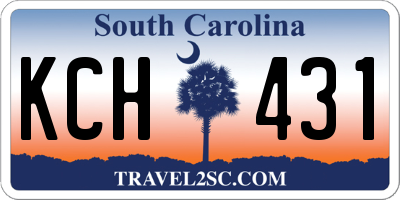 SC license plate KCH431