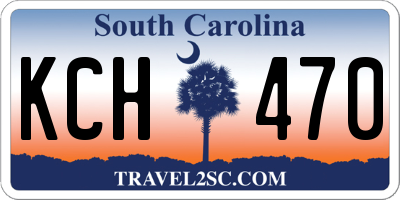 SC license plate KCH470