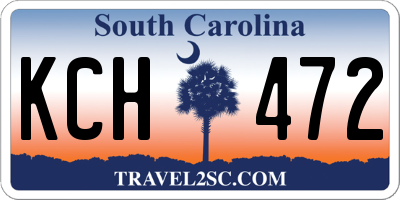 SC license plate KCH472