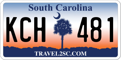 SC license plate KCH481