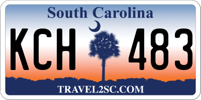 SC license plate KCH483