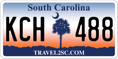 SC license plate KCH488