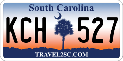 SC license plate KCH527