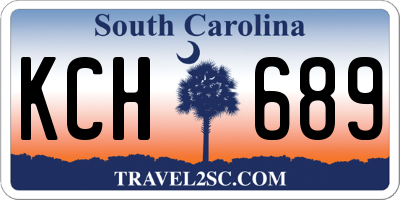 SC license plate KCH689