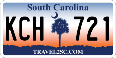 SC license plate KCH721