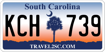 SC license plate KCH739