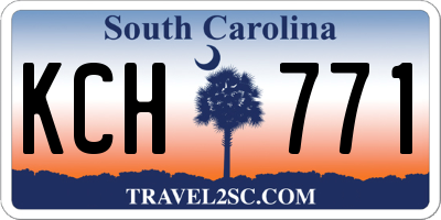 SC license plate KCH771