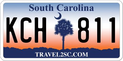 SC license plate KCH811