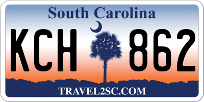 SC license plate KCH862