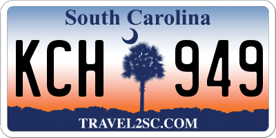 SC license plate KCH949
