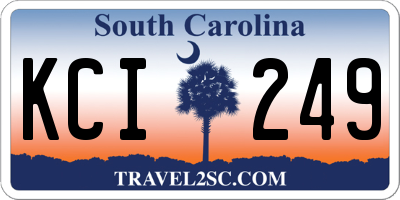 SC license plate KCI249