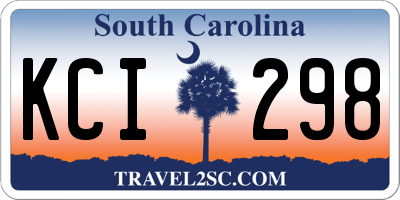 SC license plate KCI298