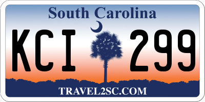 SC license plate KCI299