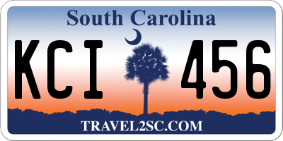 SC license plate KCI456