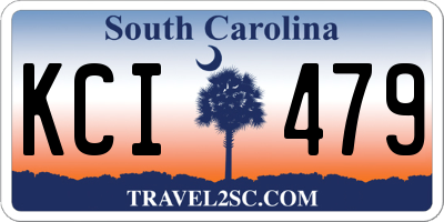 SC license plate KCI479
