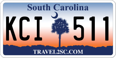 SC license plate KCI511