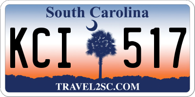 SC license plate KCI517