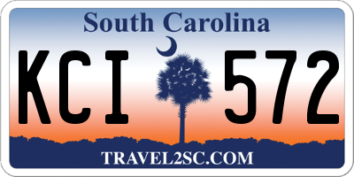 SC license plate KCI572