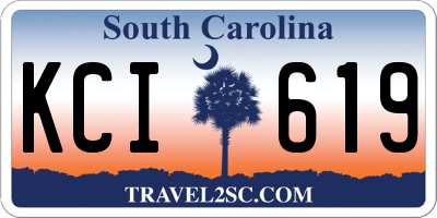 SC license plate KCI619