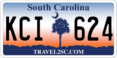 SC license plate KCI624