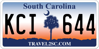 SC license plate KCI644