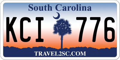 SC license plate KCI776