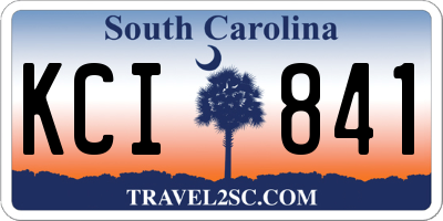 SC license plate KCI841
