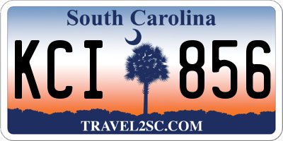 SC license plate KCI856