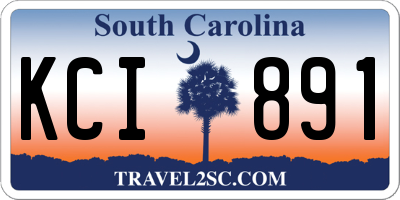 SC license plate KCI891
