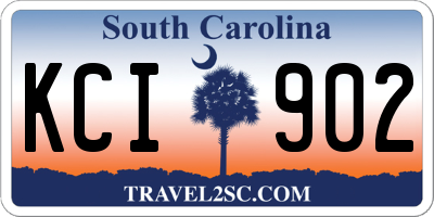 SC license plate KCI902