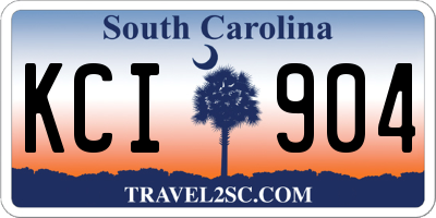 SC license plate KCI904