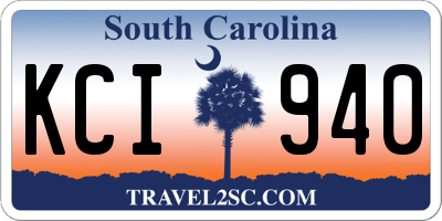 SC license plate KCI940