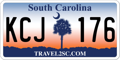 SC license plate KCJ176