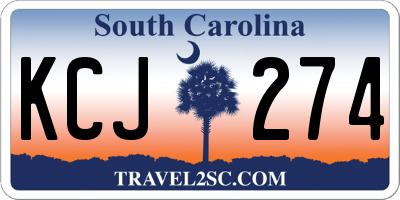 SC license plate KCJ274