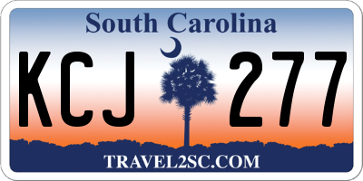 SC license plate KCJ277