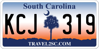 SC license plate KCJ319