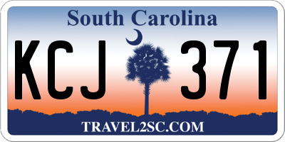 SC license plate KCJ371