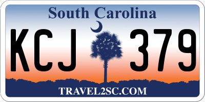 SC license plate KCJ379