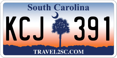 SC license plate KCJ391