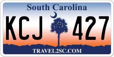 SC license plate KCJ427