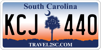 SC license plate KCJ440