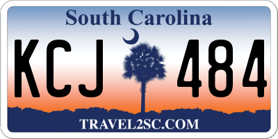 SC license plate KCJ484
